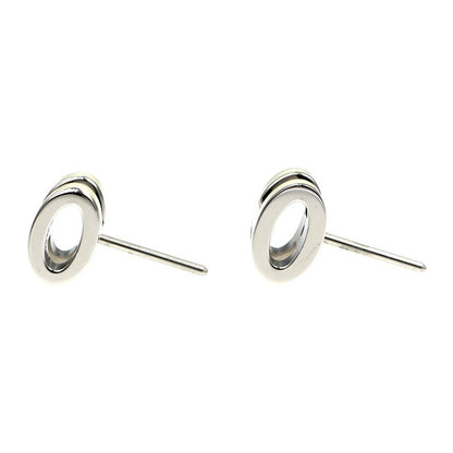 Hermes Earrings Pop Ash Pair Jonus Flepere White Silver-hardware