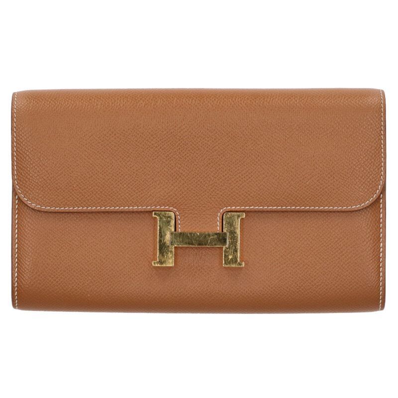 Hermes Constant Togo Z Engraved Ghardware Epson Wallet Men's