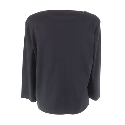 Hermes 100% Cotton Pocket Embroidery Design Boat Neck 3/4 Length Sleeves Cut