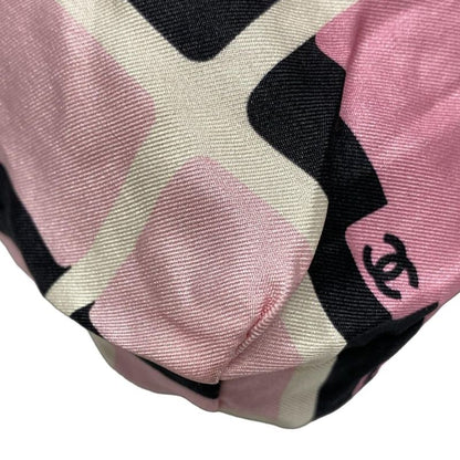 Chanel Tote Bag Matelasse Pink X Black X White Gold Hardware / Chain Shoulder /