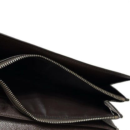 Louis Vuitton Damier Portefeuille Sarah NM2 N61734 Ebène Long Wallet