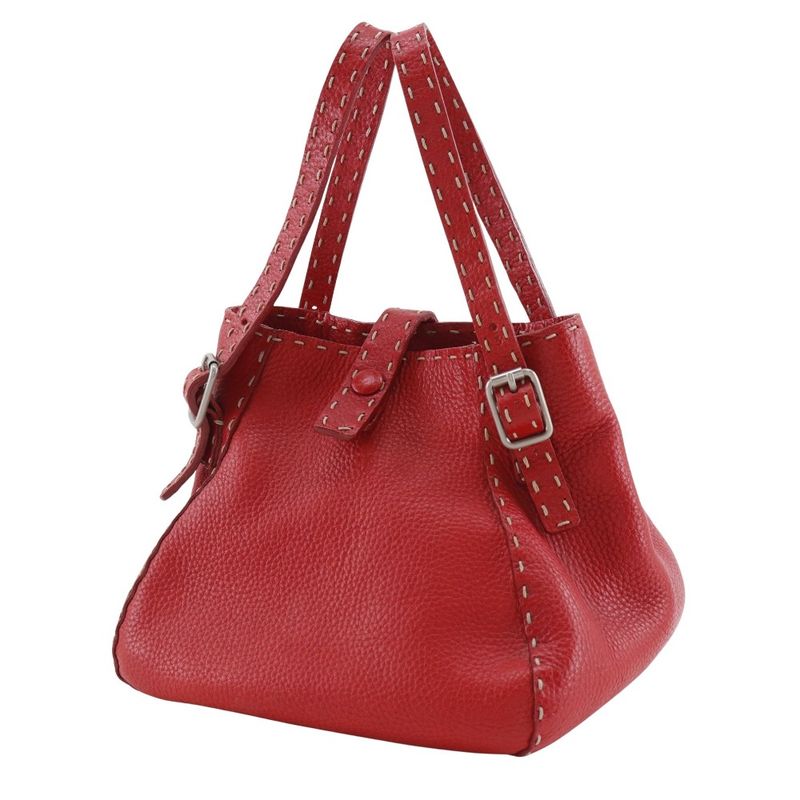 Fendi Selleria Leather Red Women's Handbag