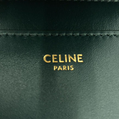Celine - 16 Caisse Bouzas Small Leather Shoulder Bag - Green - Women's