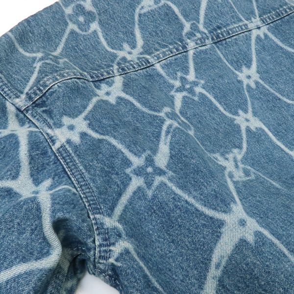 Louis Vuitton Monogram Print Denim Short Sleeve Shirt 1afqz1 #XL Shorts #34