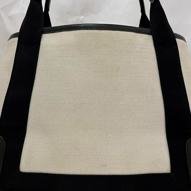 Balenciaga Tote Bag Navy Cabas Su Natural White Black
