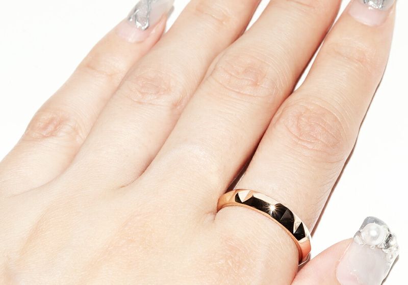 Tiffany & Co Ring 18K Pink Gold True Band Ring Width 4mm (016in)