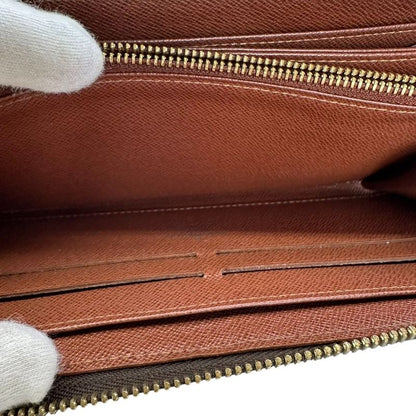 Louis Vuitton M60017 Monogram Zippy Wallet Round Zipper Long Wallet Louis