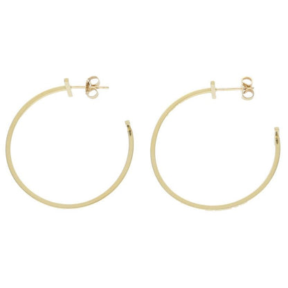 Tiffany & Co T-wire Hoop 18K Yellow Goldearrings Women