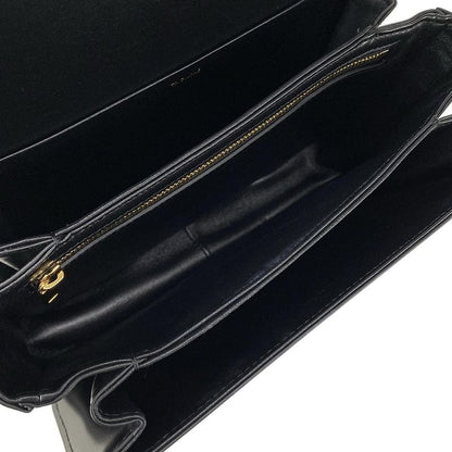 Celine Triomphe Medium Shoulder Bag 187363bf438no Black