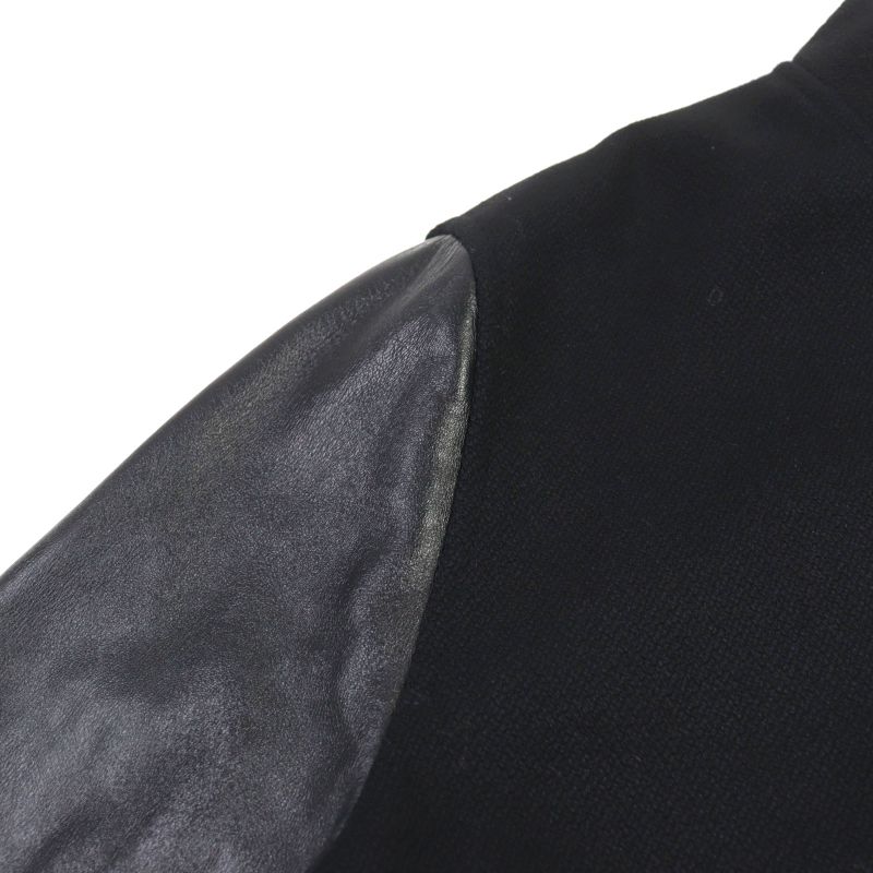 Celine 22AW 2v09m896c BOY DOLL Teddy Jacket Boy Doll Back Logo Leather Cutting