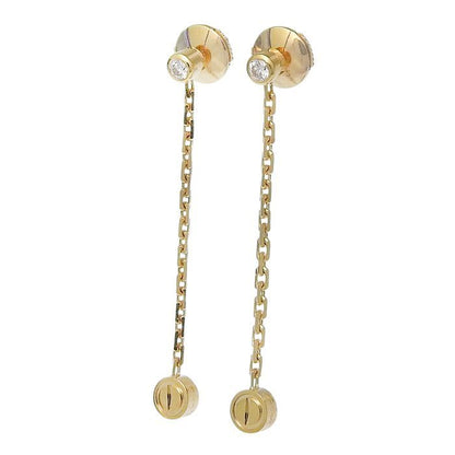 Cartier Love Diamond Earrings 18K Yellow Gold 750 Yellow Gold Diamond Earring