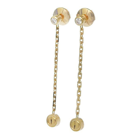 Cartier Love Diamond Earrings 18K Yellow Gold 750 Yellow Gold Diamond Earring