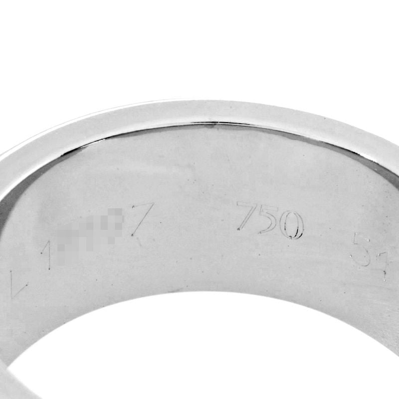 Cartier C2 Happy Birthday Ring #51 18K White Gold 116g Wide 2000 Xmas Limited