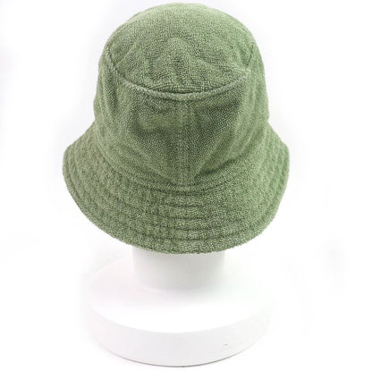 Hermes Harper 100% Cotton Funny Ice Creem Patch Pile Hat Greenish 59 Made In