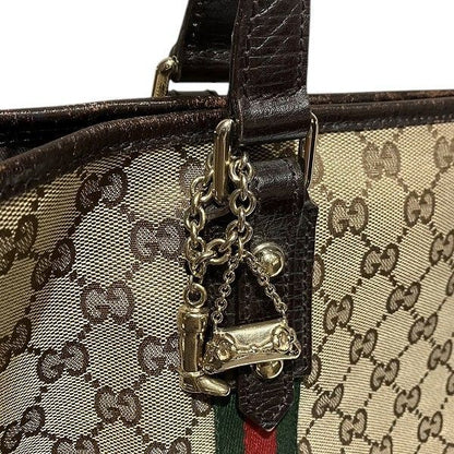 Gucci Sherry 137396 GG Canvas Bag Tote Bag Shoulder Bag Women