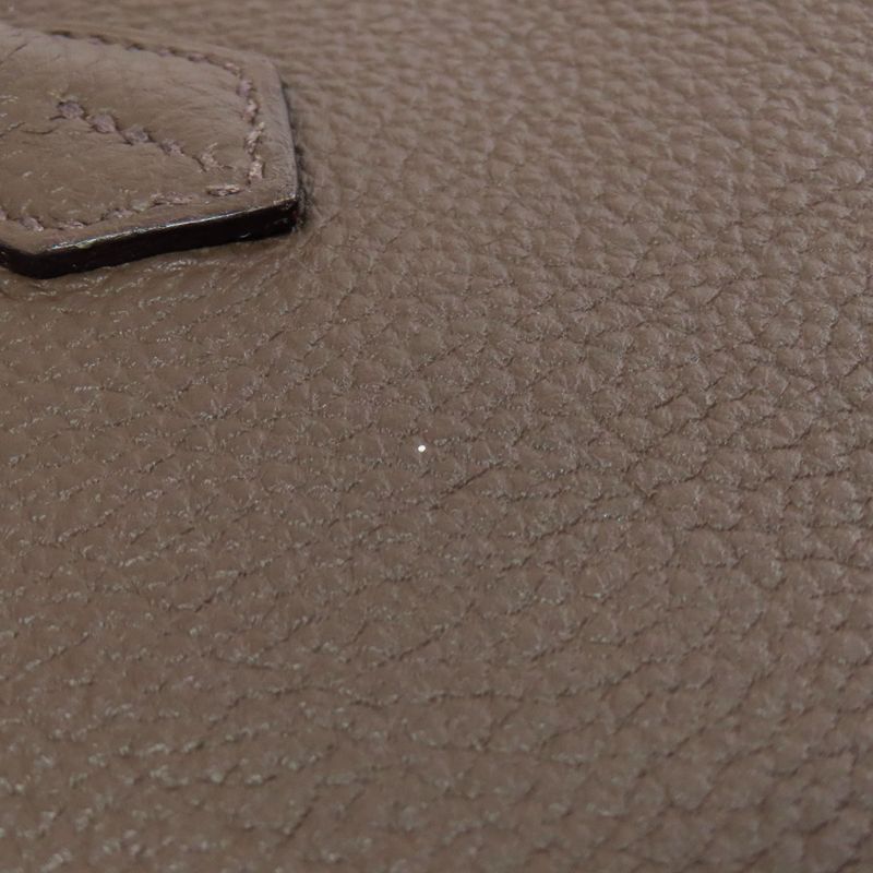 Hermes Birkin 25 Silver Hardware Handbag Togo Women