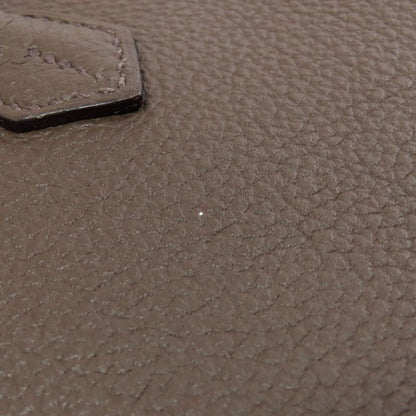 Hermes Birkin 25 Silver Hardware Handbag Togo Women