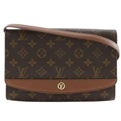 Louis Vuitton Bordeaux 24 Vintage 2WAY Clutch M51798 Monogram Canvas Brown