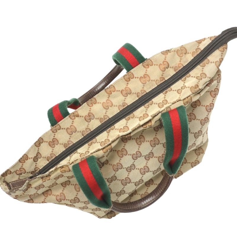 Gucci 131228 Tote Bag GG Canvas Handbag Gucci Beige