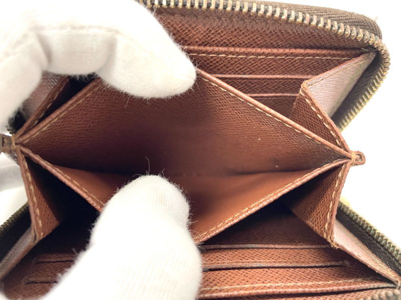 Louis Vuitton Monogram Zippy Coin Purse Zippy Wallet Round Zip Compact Wallet