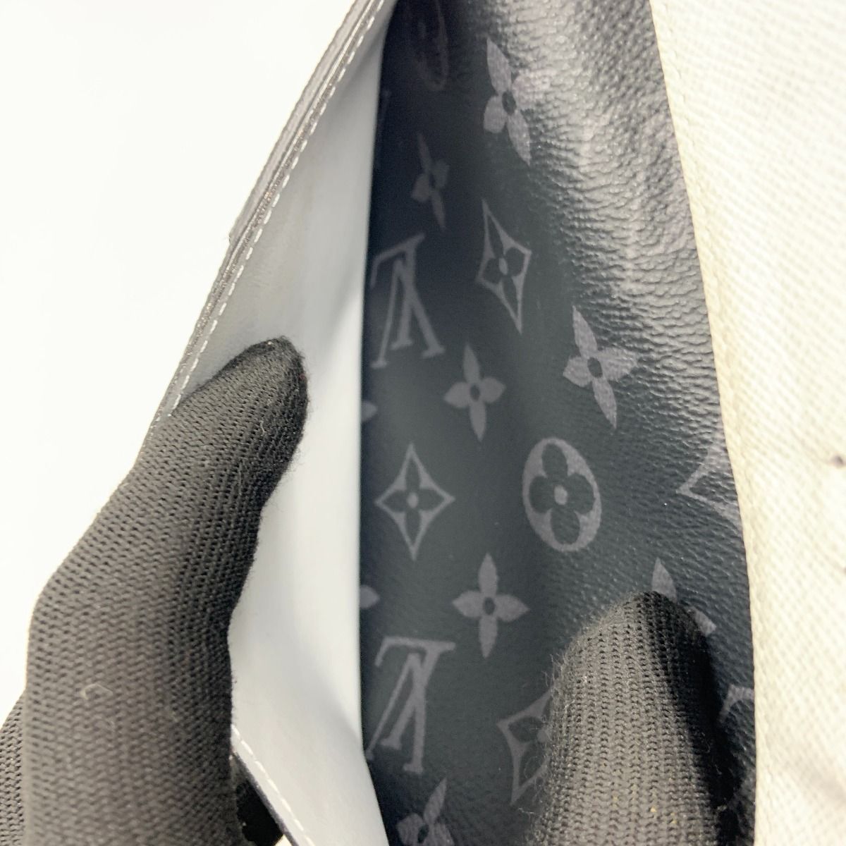 Louis Vuitton Epi Portefeuille Brother Bifold Long Wallet M81371 Navy