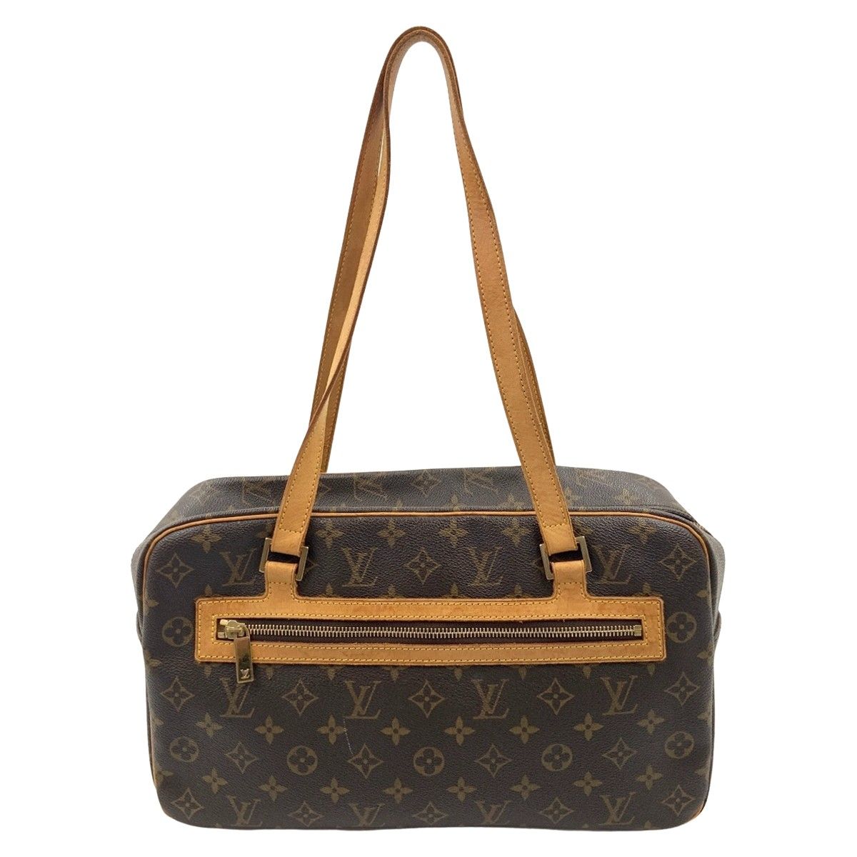 Louis Vuitton Monogram Shite GM Monogram Shite Shoulder Bag M51181 Brown