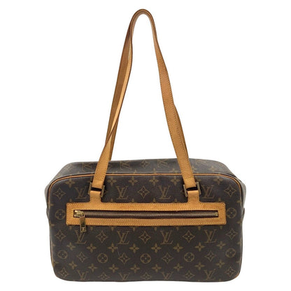 Louis Vuitton Monogram Shite GM Monogram Shite Shoulder Bag M51181 Brown