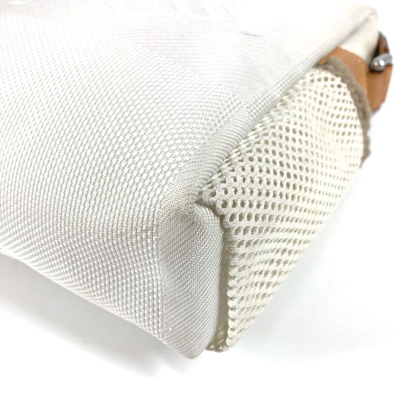 Louis Vuitton Shoulder Bag Weatherly M80637 Canvas White