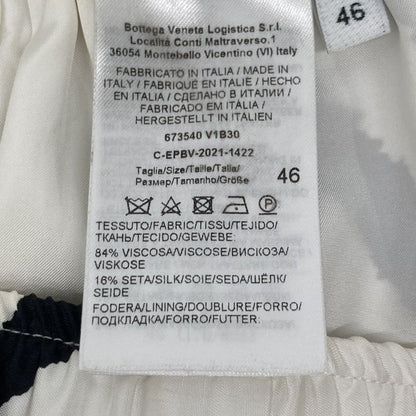 Bottega Veneta 21 Years 673540 Zebra Print Shorts 46