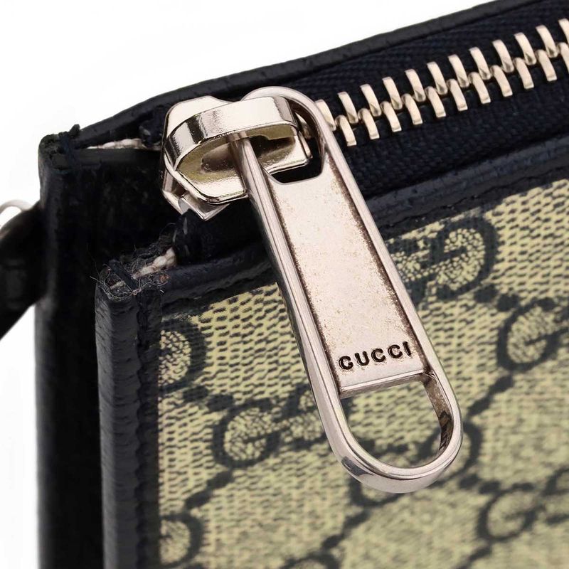 Gucci Clutch Bag Interlocking G Beige/ebony