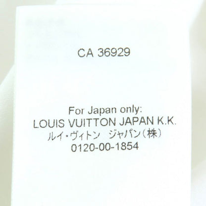 Louis Vuitton 25AW Cotton Logo Button Monogram Long Sleeve Shirt White Gold