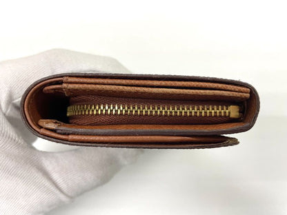 Louis Vuitton Monogram Porte Monet Vieux Trésor M61730 Foldable Wallet L-shaped