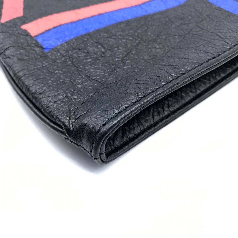 Balenciaga Graffiti Paint Explorer Clutch Bag