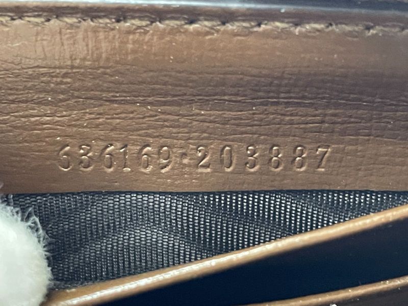 Gucci GG Supreme FAKE NOT PVC × Leather Round Zip Wallet Long Wallet 636169