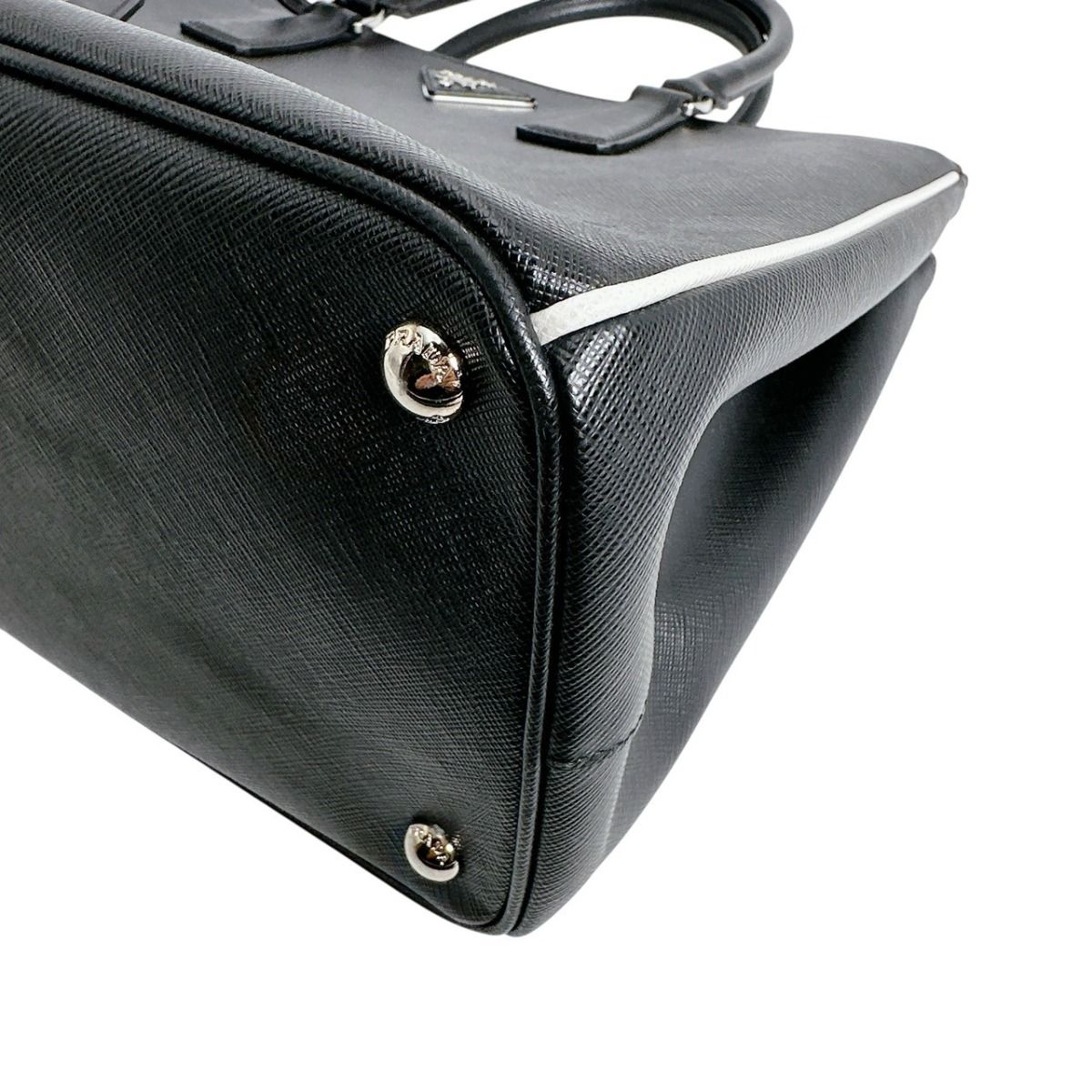 Prada 1 Ba274 2-Way Bag Saffiano Tote Black