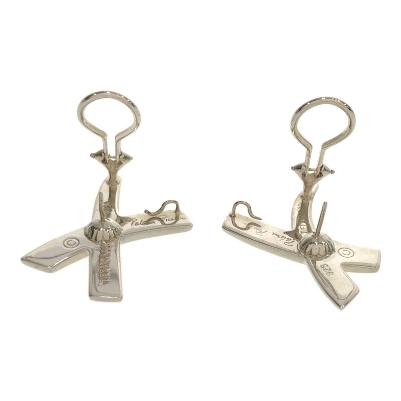 Tiffany & Co Tiffany & Co Paloma Picasso Kiss Earrings 925 Silver Approx 10.8g