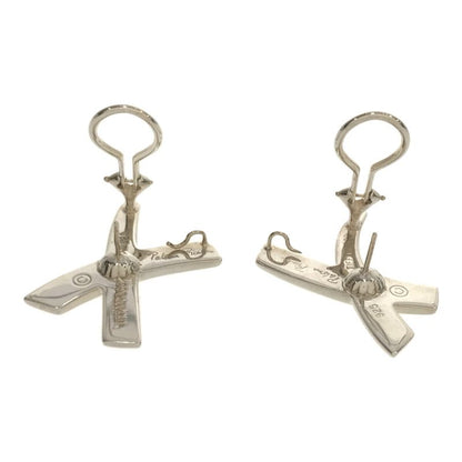 Tiffany & Co Tiffany & Co Paloma Picasso Kiss Earrings 925 Silver Approx 10.8g