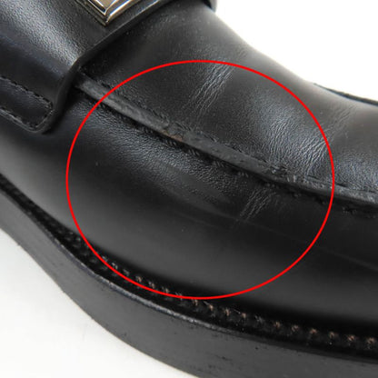 Hermes 2023 232075z Moccasin Hot Silver Hardware Kelly Buckle Leather Loafer