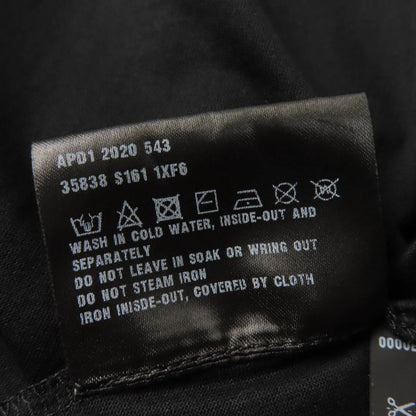 Prada 2020 35838 100% Cotton Triangle Patch Logo Print Short Sleeve T-shirt