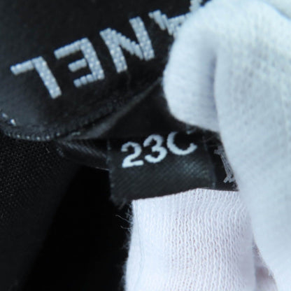 Chanel 23C CC Logo Sequin Design Bucket Hat Black M — view 12