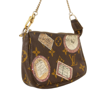 Louis Vuitton Pouch Monogram Patch Mini Pochette Brown — view 2