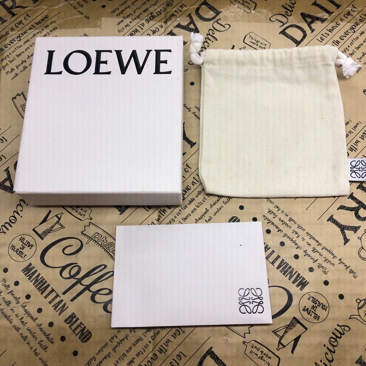 Loewe Wallet Mini Bifold Zip Card Billfold Coin — view 15