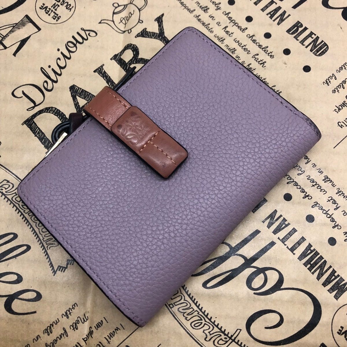 Loewe Wallet Mini Bifold Zip Card Billfold Coin — view 2