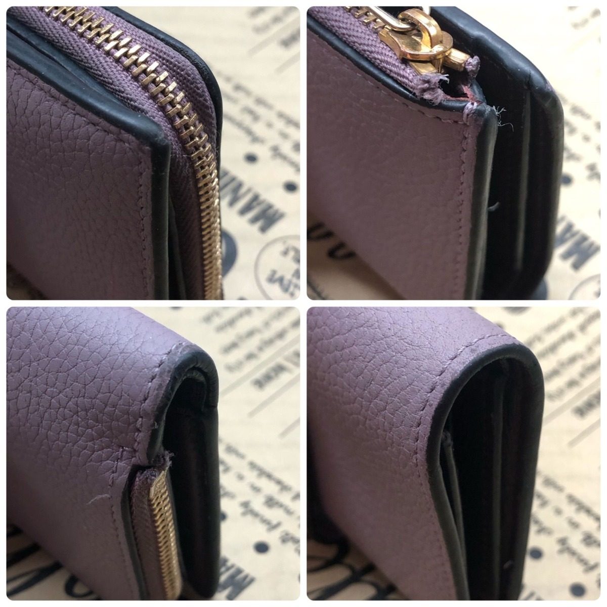 Loewe Wallet Mini Bifold Zip Card Billfold Coin — view 4