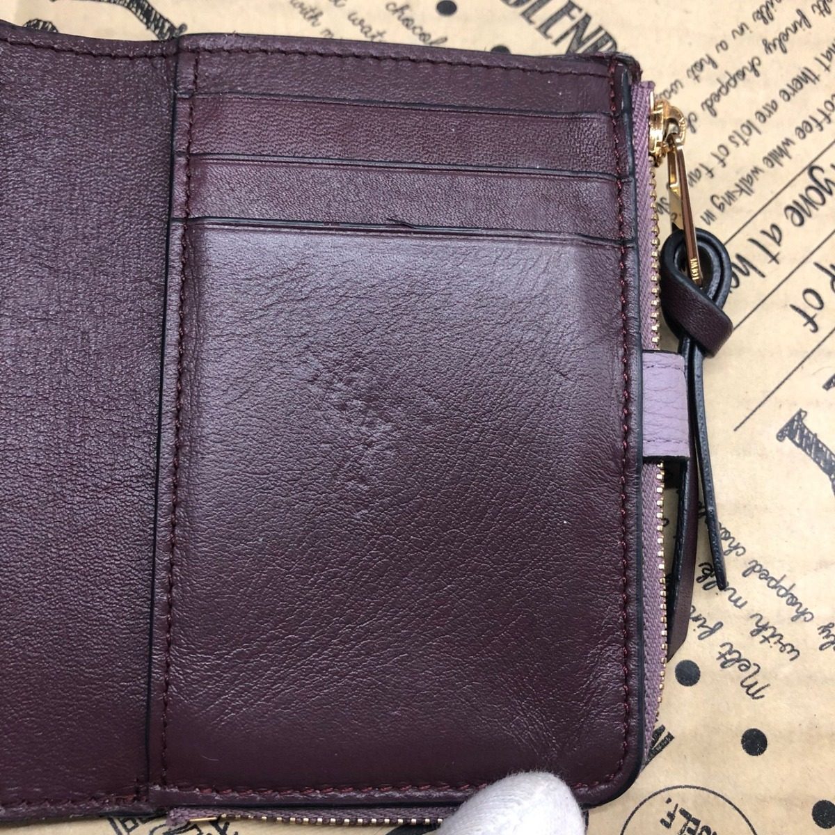 Loewe Wallet Mini Bifold Zip Card Billfold Coin — view 9