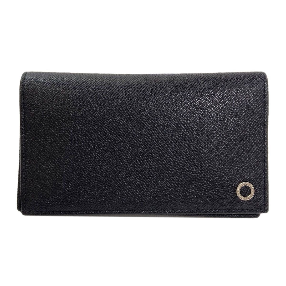 Bvlgari Wallet Leather Wallets Black