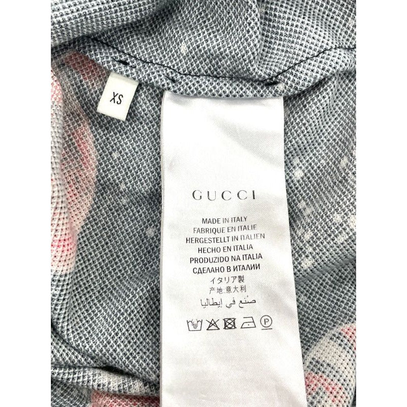 Gucci Space Animals Polo Shirt XS Size Snake Dark Navy — view 4