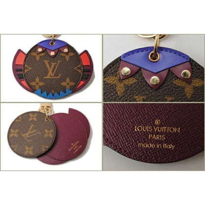 Louis Vuitton Key Ring Holder Bag Charm Monogram Totem Mirror — view 3