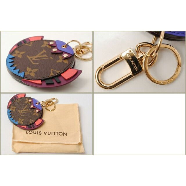 Louis Vuitton Key Ring Holder Bag Charm Monogram Totem Mirror — view 5