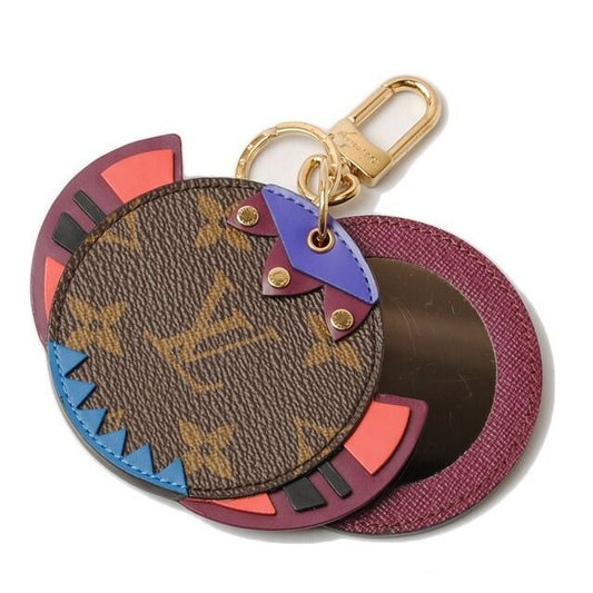 Louis Vuitton Key Ring Holder Bag Charm Monogram Totem Mirror